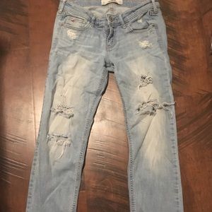 Hollister ripped jeans